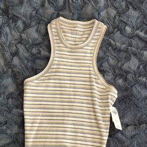 Abercrombie & Fitch Striped Sleeveless Top